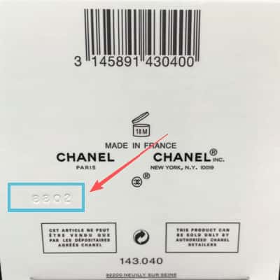 A batch code printed next to the barcode on product packaging